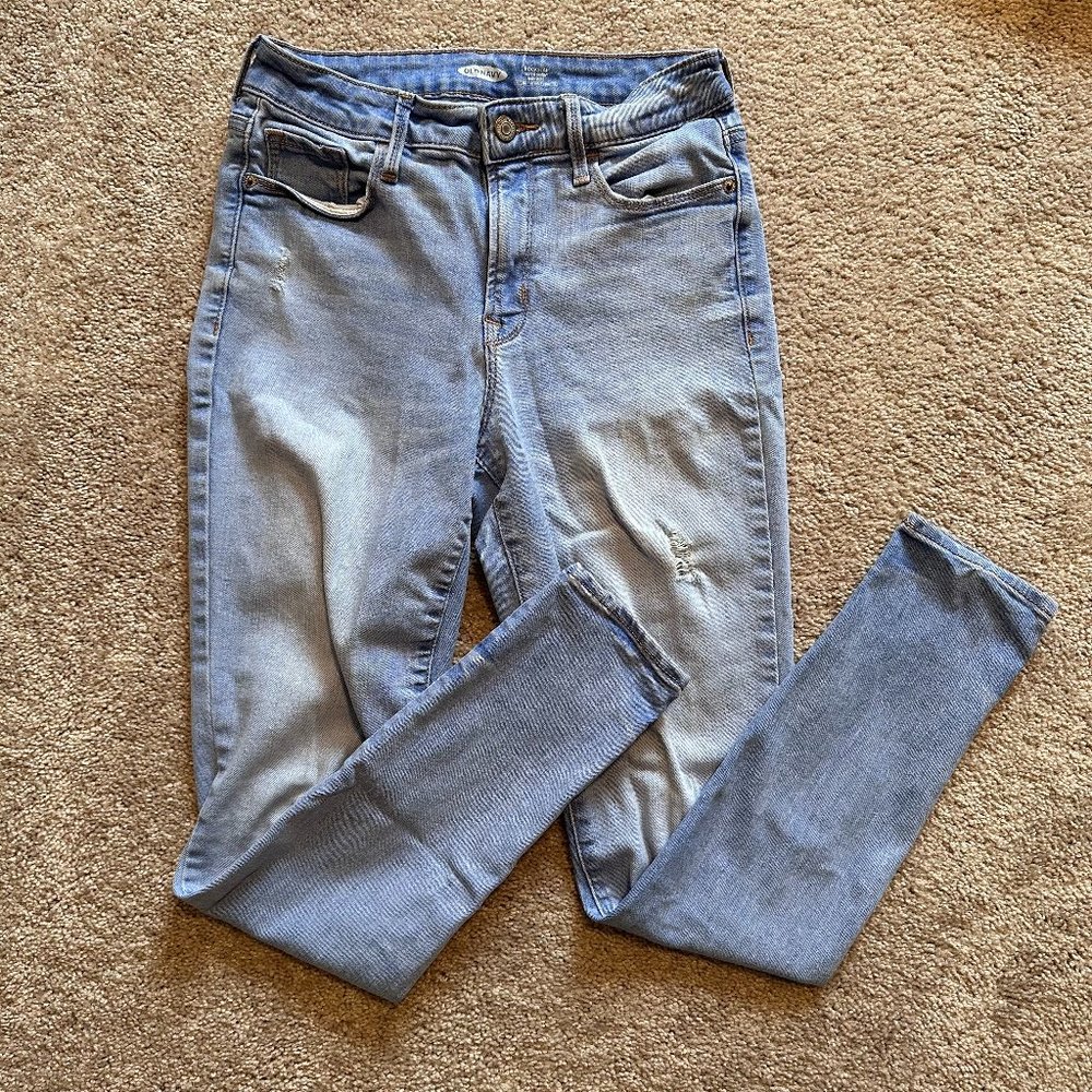 Old Navy Light Wash Rockstar Skinny Jeans